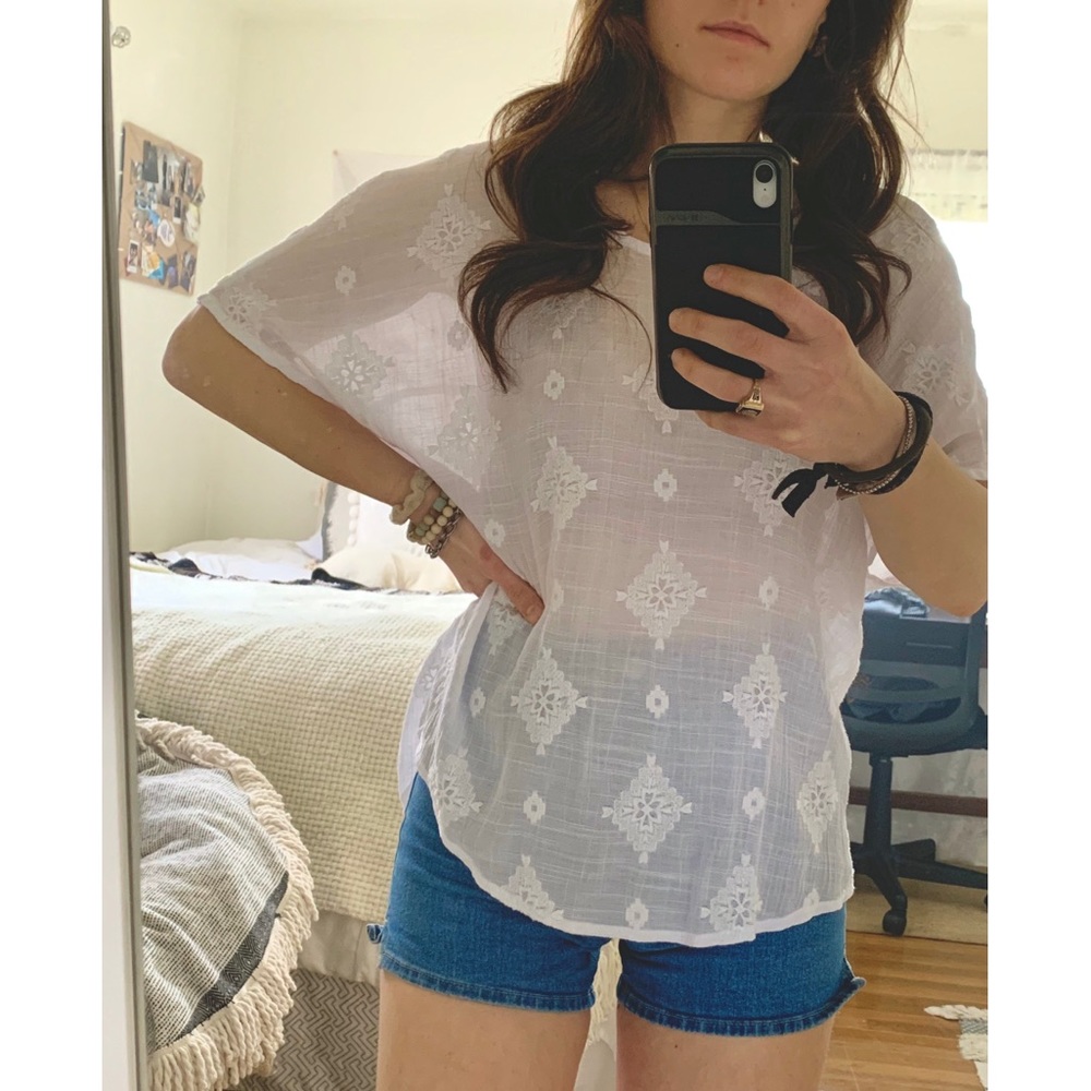 Cute Lace Cover Up/Top